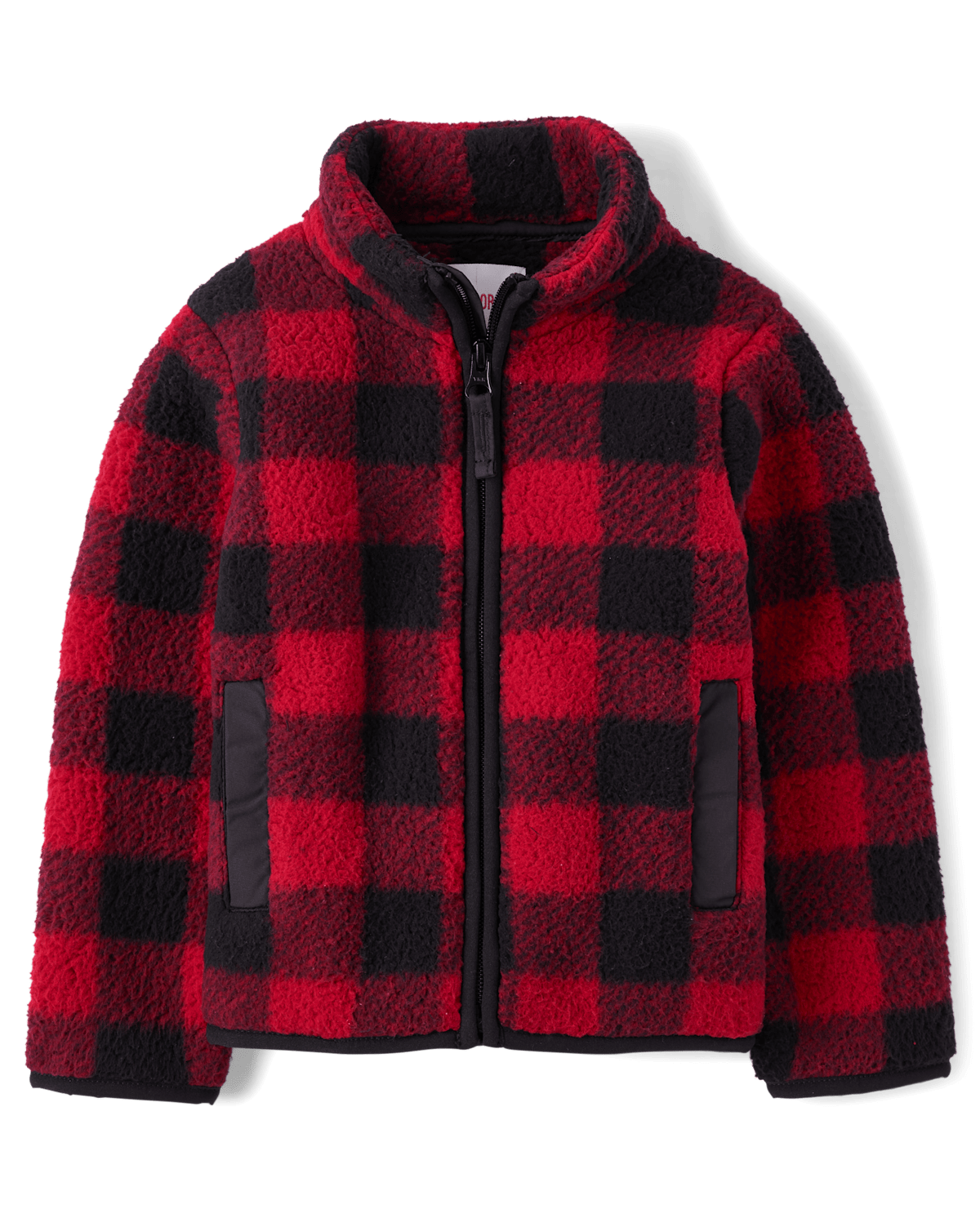 Куртка Gymboree Buffalo Plaid Sherpa Zip Up - Aspen Lodge для мальчиков, цвет: Красный