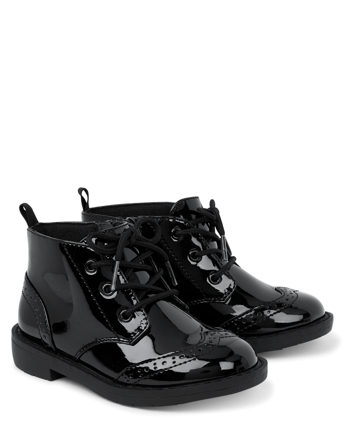 Ботинки Gymboree Lace Up Boots - Tartan Remix для мальчиков, цвет: Чёрный — фото 2