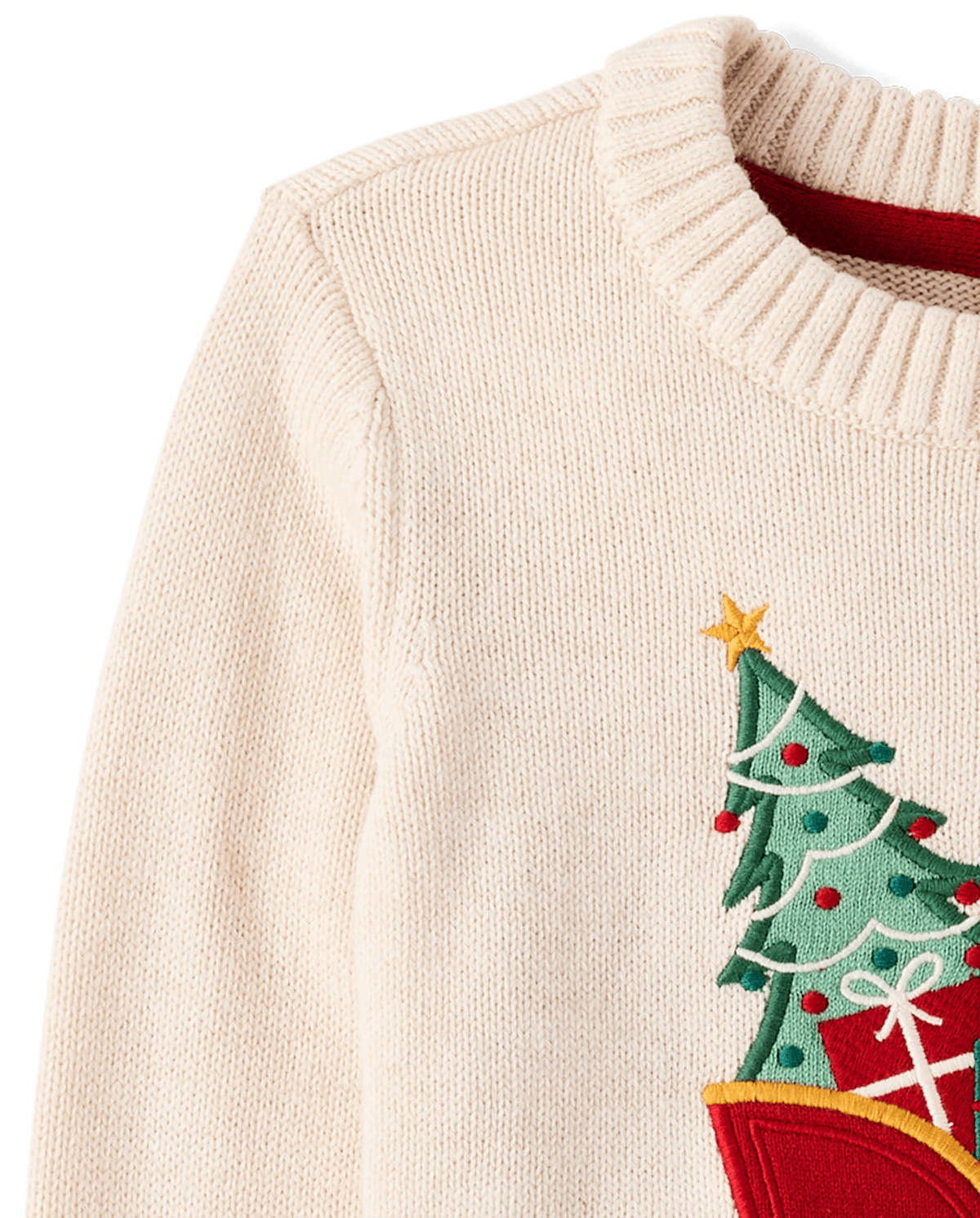 Свитер Gymboree Embroidered Sleigh Sweater - Tartan Remix для мальчиков, цвет: Рыжевато-коричневый — фото 3