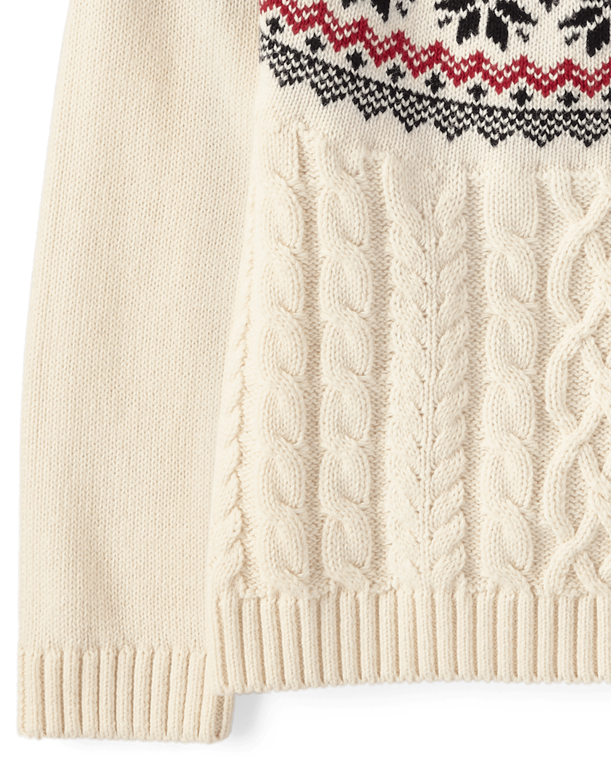 Свитер Gymboree Cable Knit Raglan - Aspen Lodge для девочек, цвет: Кремовый — фото 4