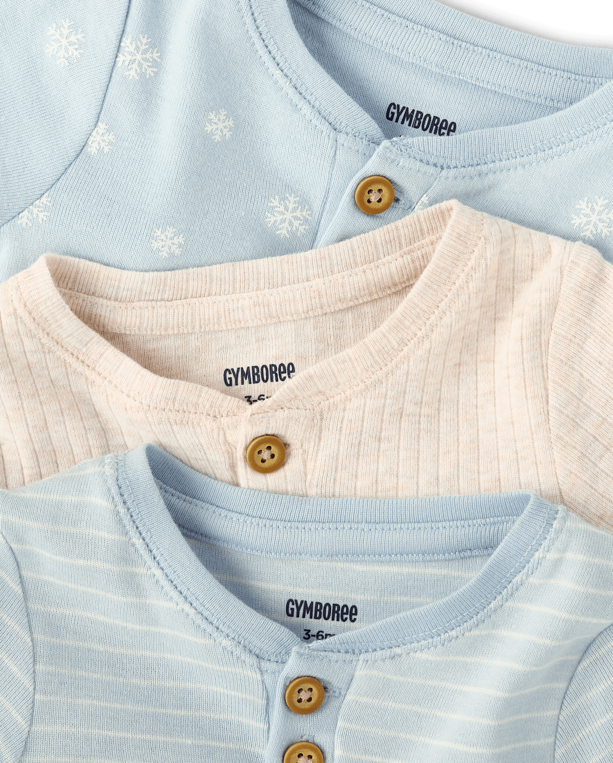 Боди для детей, 3 шт. — Gymboree, цвет: Разноцветный — фото 1