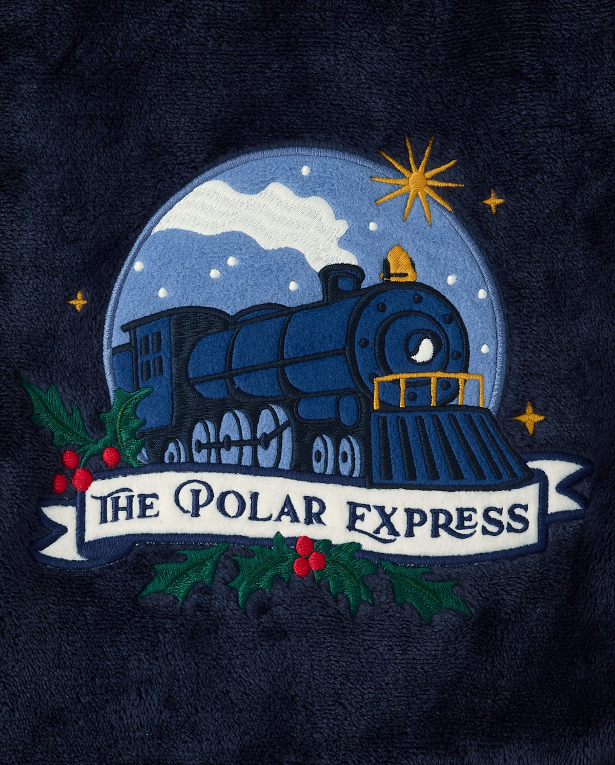 Халат Polar Express™ Train для детей, вышивка, флис — Gymboree, цвет: Синий — фото 4