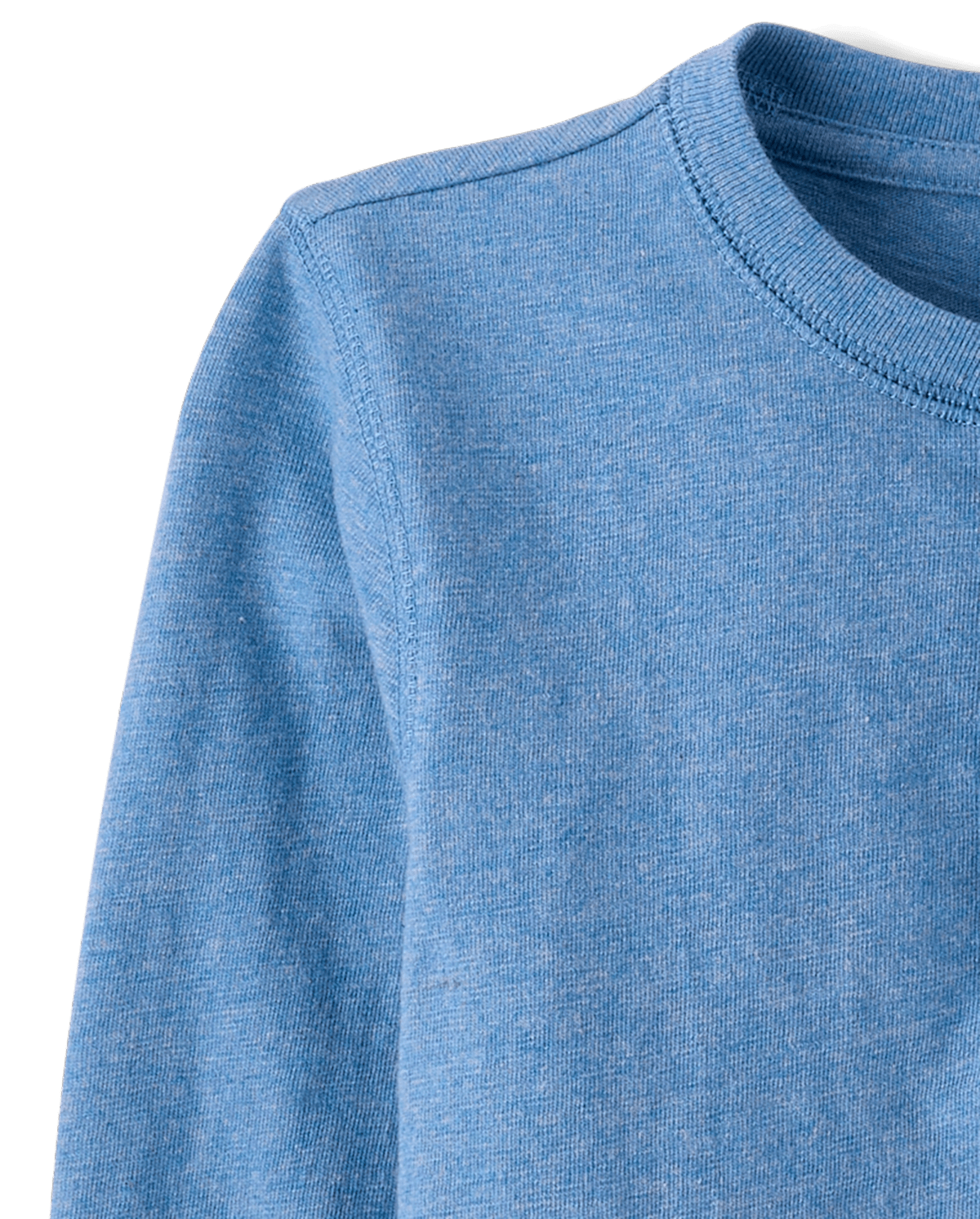 Топ Gymboree Marled Henley Top - Little Essentials для мальчиков, цвет: Синий — фото 2