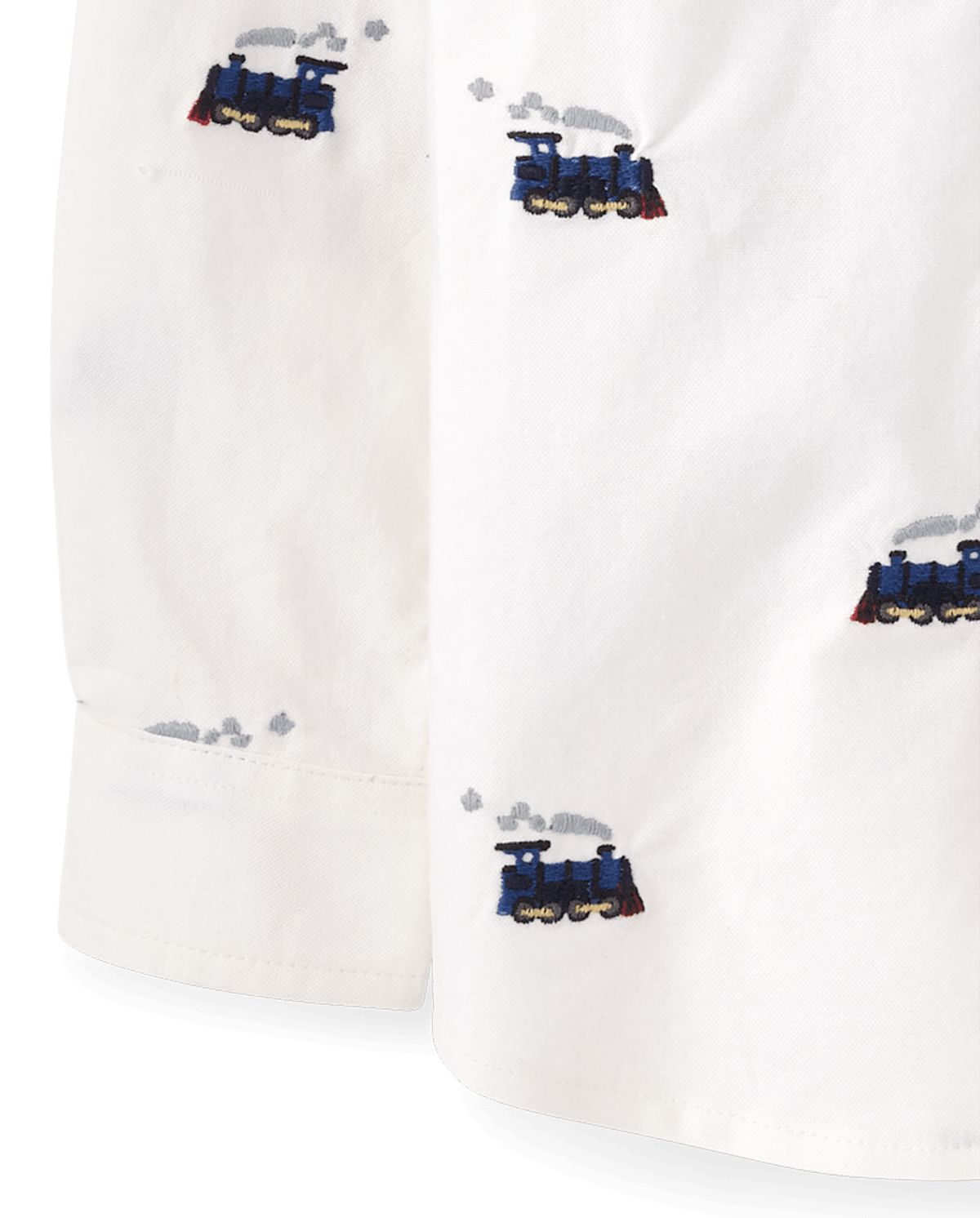 Рубашка Gymboree Embroidered Button Up - The Polar Express™ для мальчиков, цвет: Белый — фото 4
