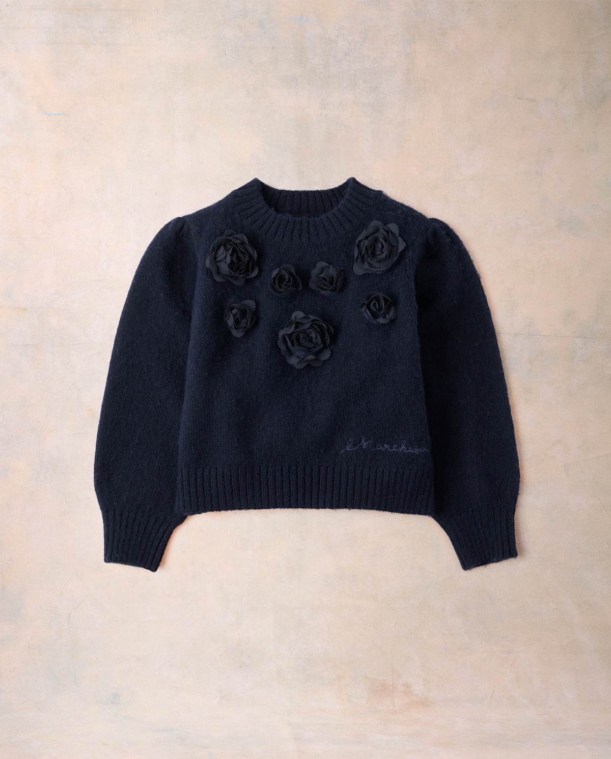 Свитер Gymboree Rosette Mock Neck - Marchesa Mini для девочек-малышей, цвет: Синий — фото 1