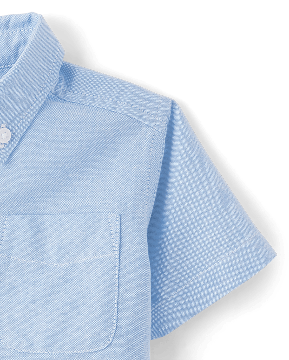 Рубашка The Children's Place Uniform Oxford Button Down для мальчиков-малышей, цвет: Синий — фото 3