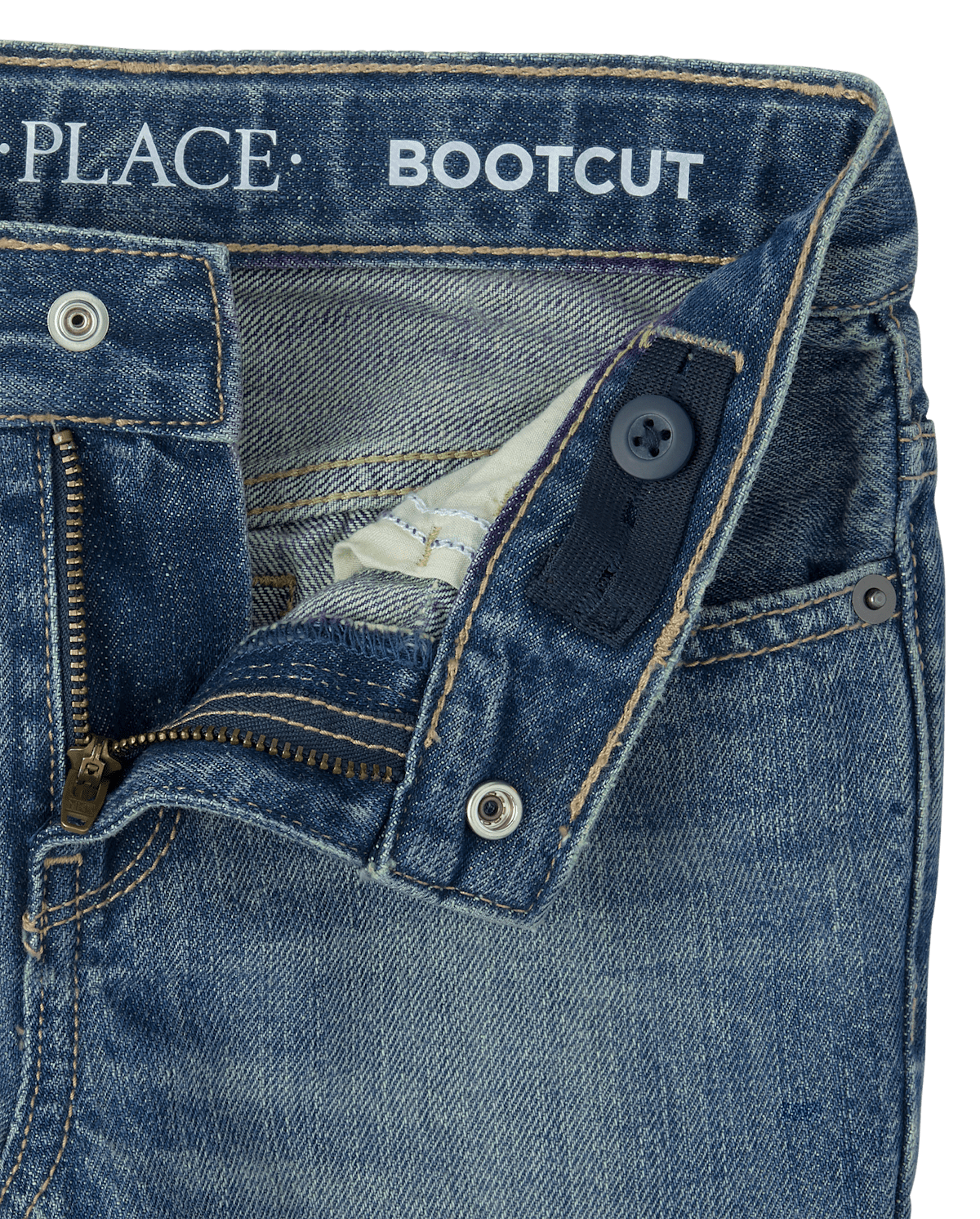 Джинсы The Children's Place Bootcut для мальчиков, цвет: Синий — фото 1