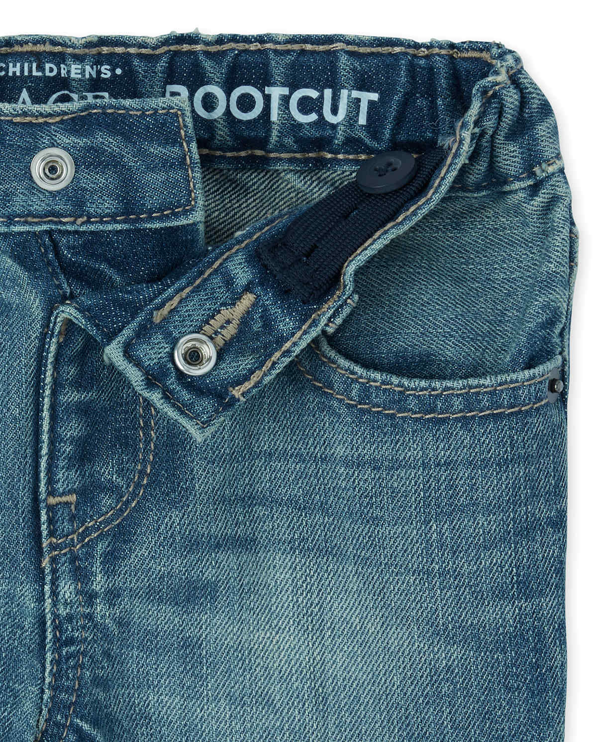 Джинсы The Children's Place Bootcut для мальчиков-малышей, цвет: Синий — фото 1