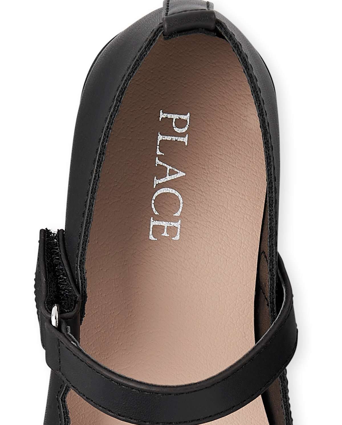 Балетки The Children's Place Comfort Flex Mary Jane для девочек, цвет: Чёрный — фото 2