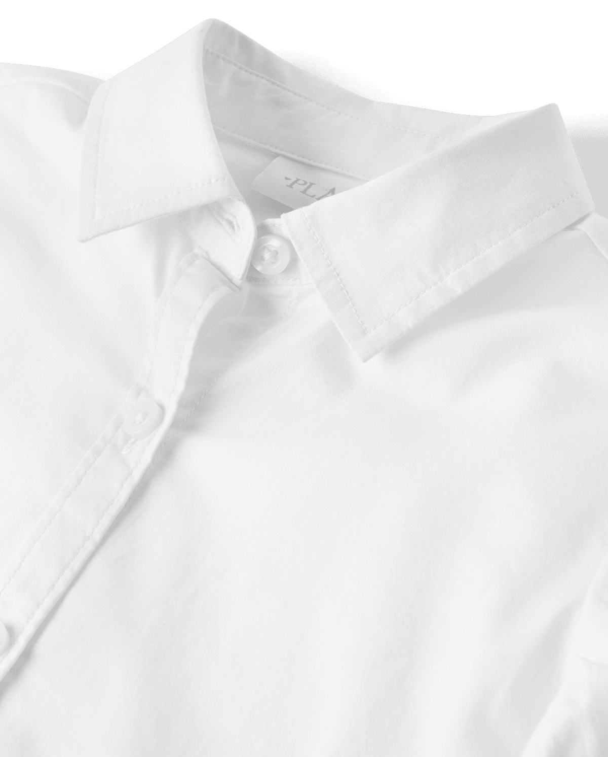 Рубашка The Children's Place Uniform Poplin Button Up для девочек, цвет: Белый — фото 1