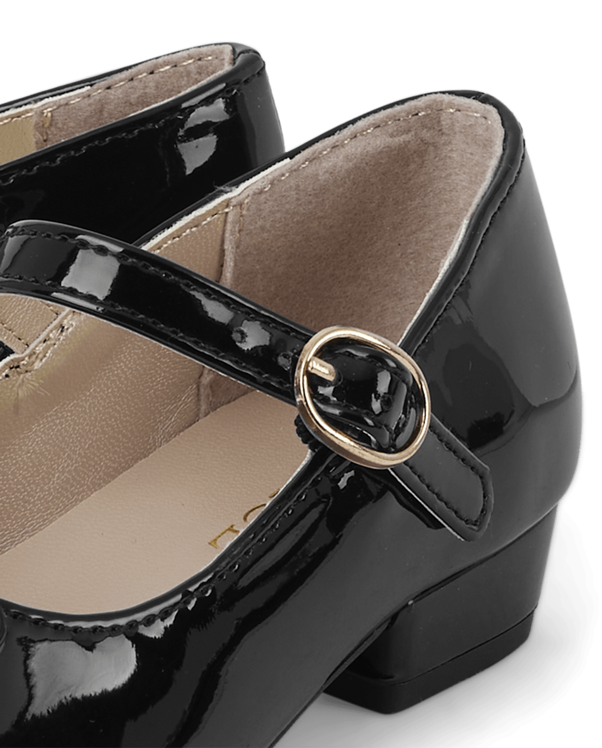 Туфли The Children's Place Bow Faux Patent Leather Low Heel для девочек-малышей, цвет: Чёрный — фото 3