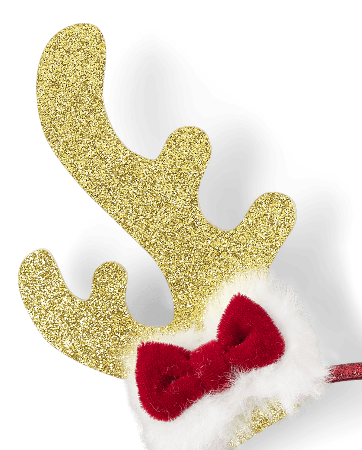 Аксессуары для волос The Children's Place Glitter Antler Headband для девочек, цвет: Разноцветный — фото 1