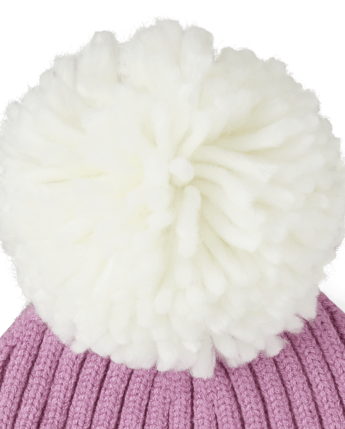 Шапка The Children's Place Chenille Patch Pom Pom для девочек-малышей, цвет: Розовый — фото 2
