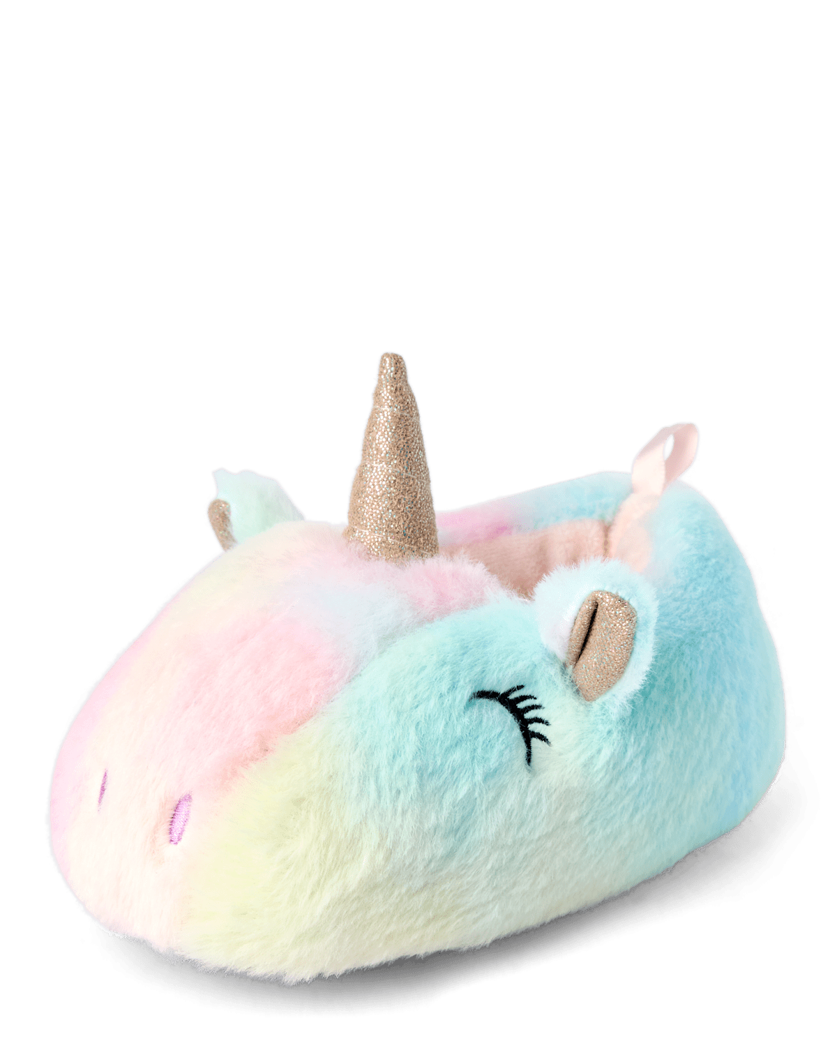 Тапочки The Children's Place Rainbow Unicorn для девочек-малышей, цвет: Разноцветный — фото 1