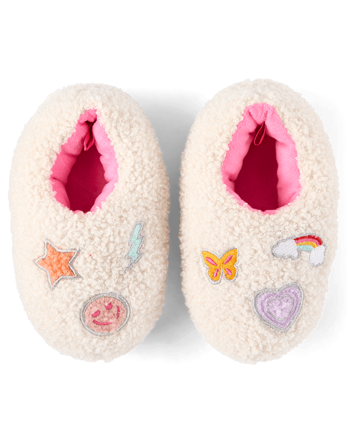Тапочки The Children's Place Embroidered Icon для девочек-малышей, цвет: Серый — фото 4