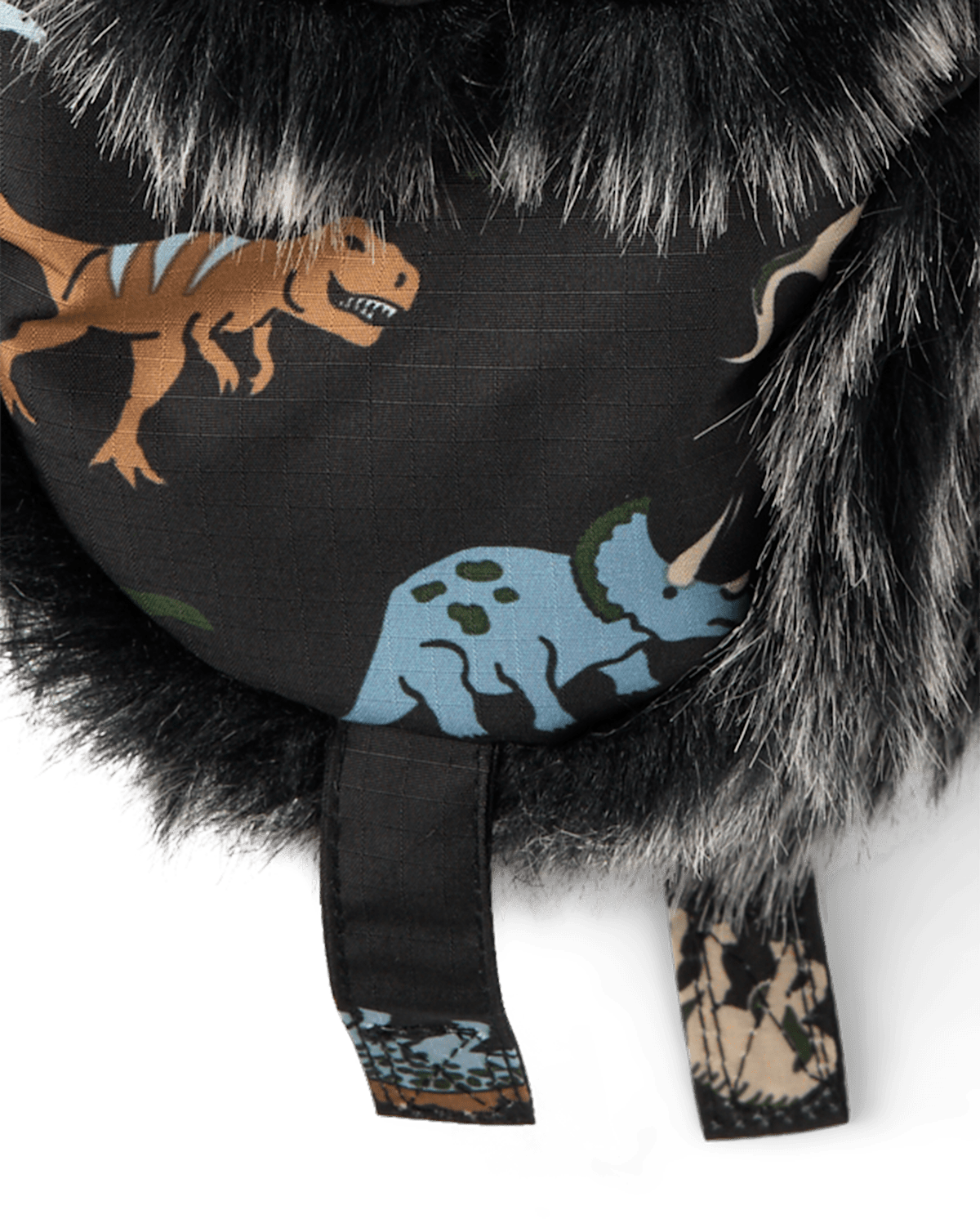 Головной убор The Children's Place Print Trapper Hat для мальчиков-малышей, цвет: Чёрный — фото 2