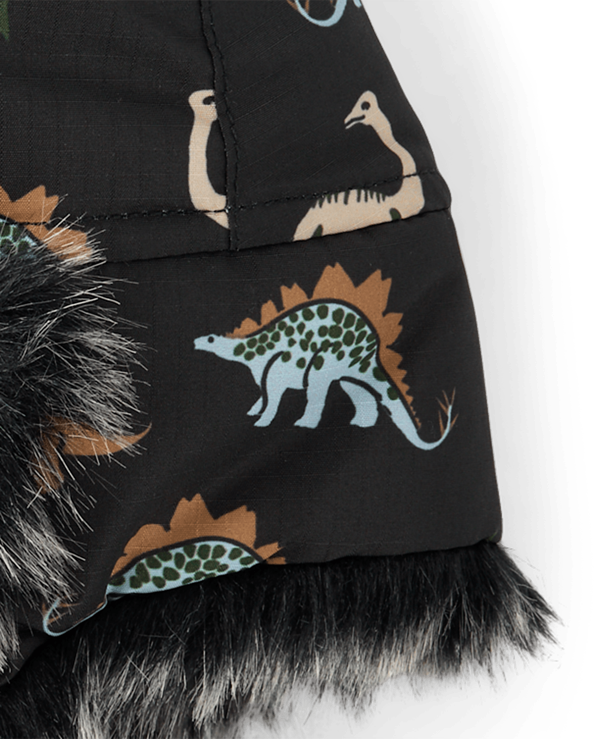 Головной убор The Children's Place Print Trapper Hat для мальчиков-малышей, цвет: Чёрный — фото 3