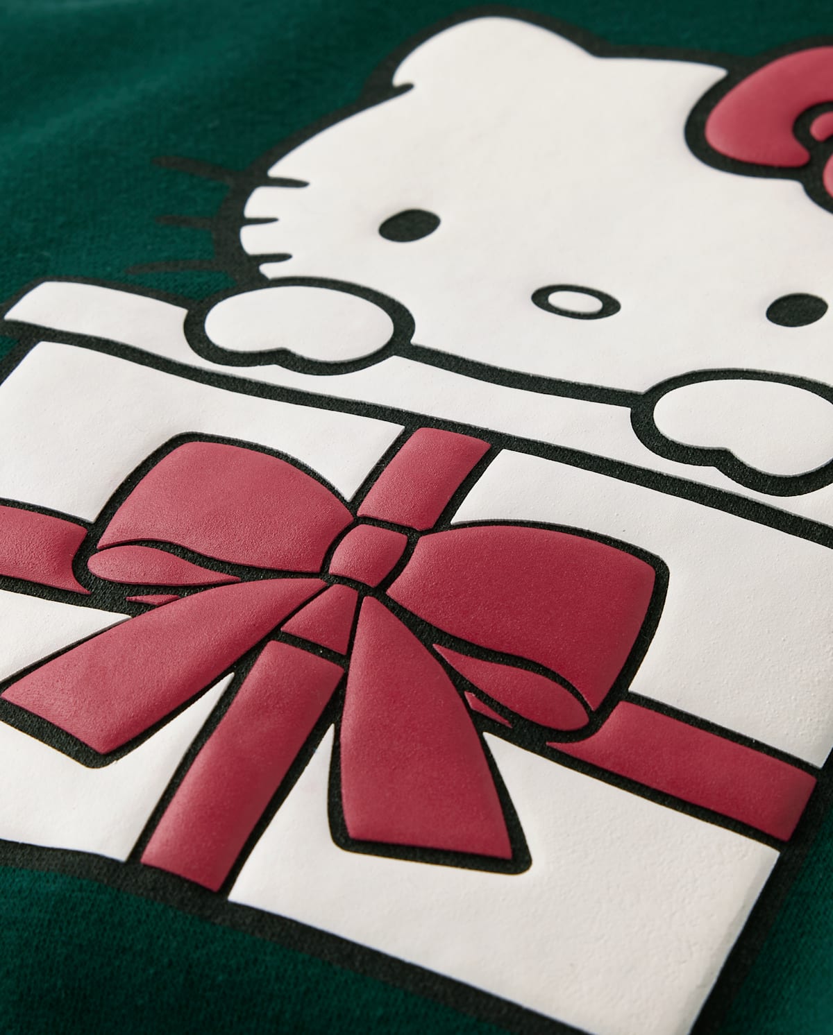 Худи The Children's Place Hello Kitty® Embellished Premium Fleece для девочек, цвет: Зелёный — фото 3