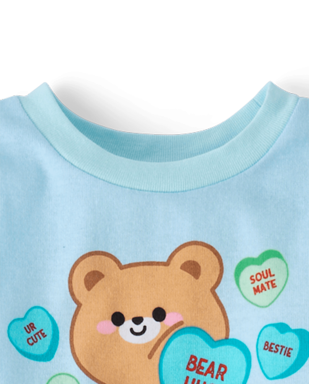 Пижама Sweethearts® Bear для детей, хлопок — The Children's Place, цвет: Разноцветный — фото 2