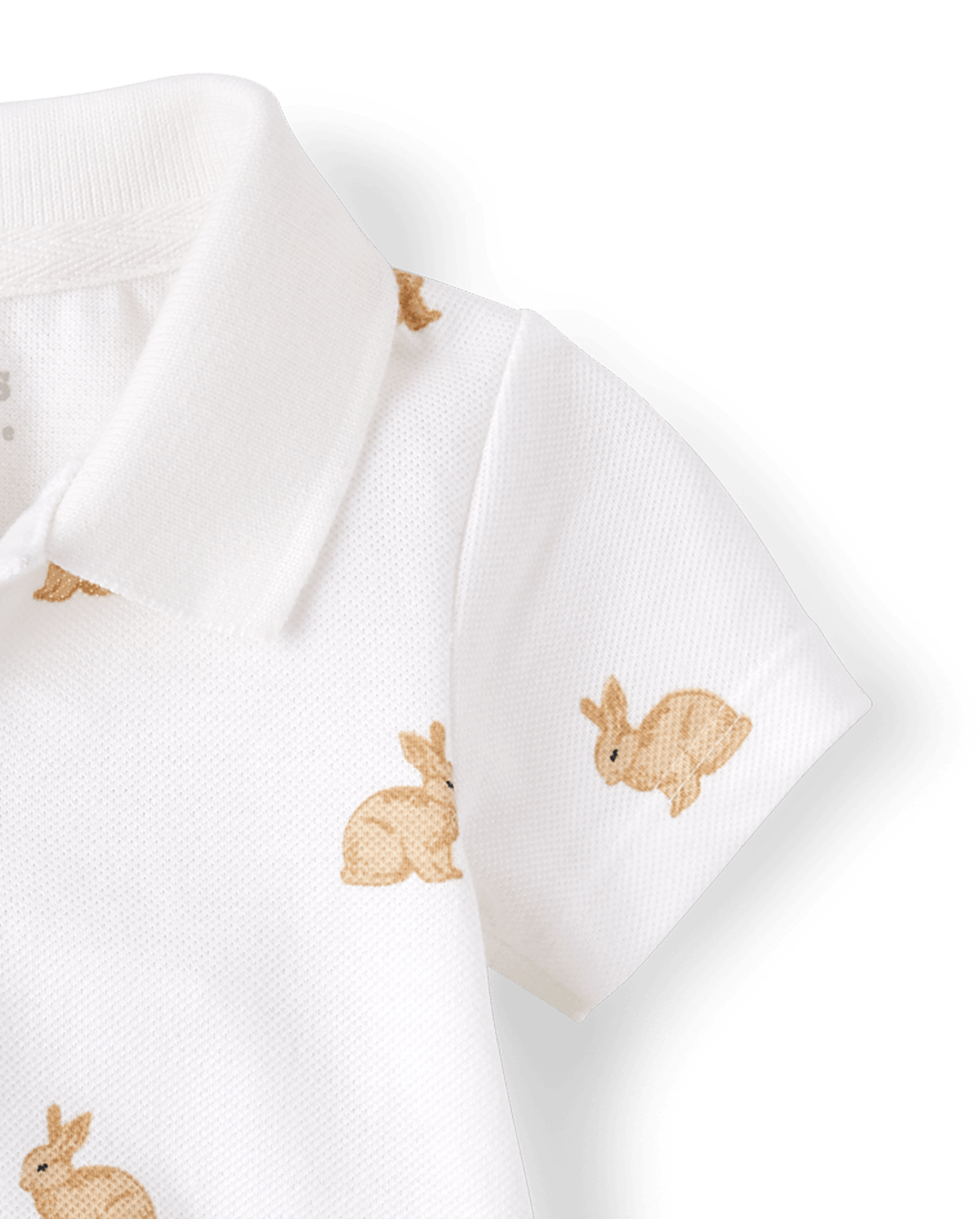 Комбинезон The Children's Place Bunny Polo для мальчиков-малышей, цвет: Белый — фото 3