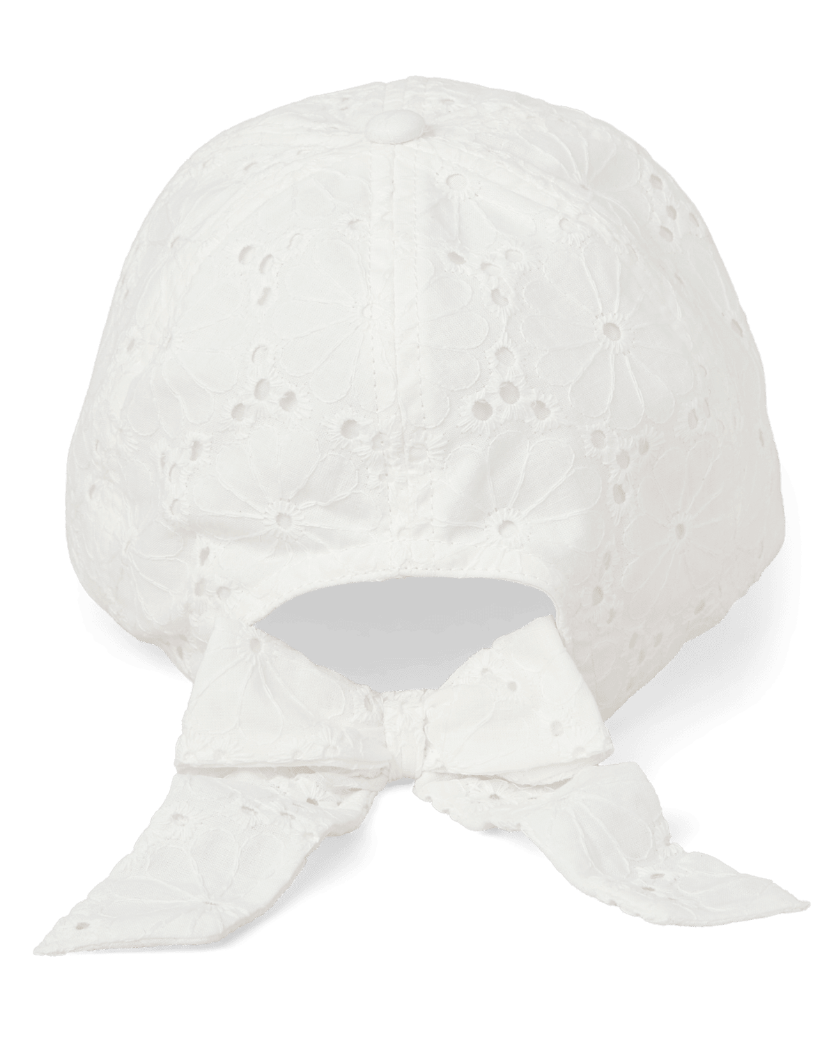 Кепки The Children's Place Bow Back Embroidered Eyelet для девочек, цвет: Белый — фото 5