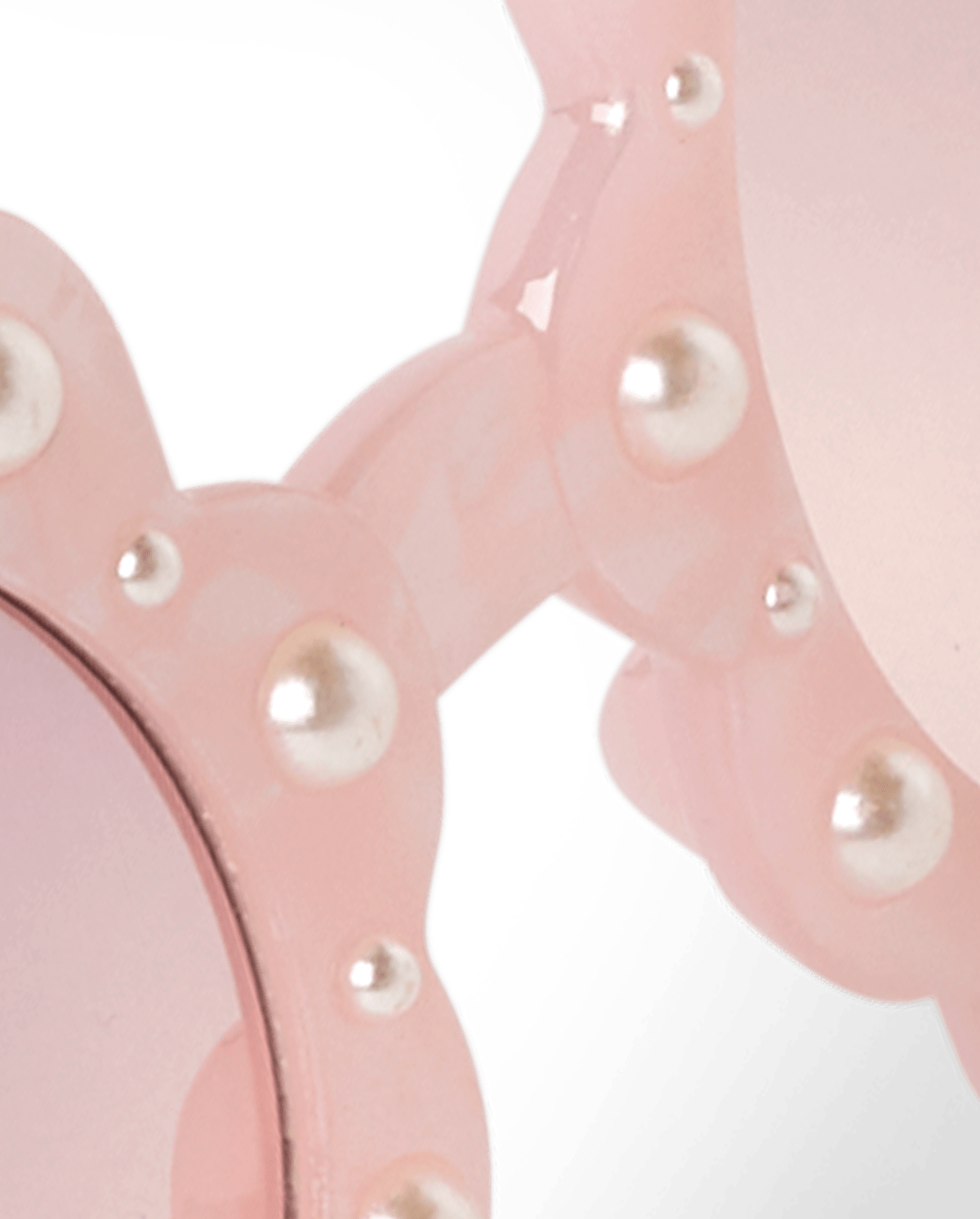 Солнцезащитные очки The Children's Place Faux Pearl Flower для девочек, цвет: Розовый — фото 2