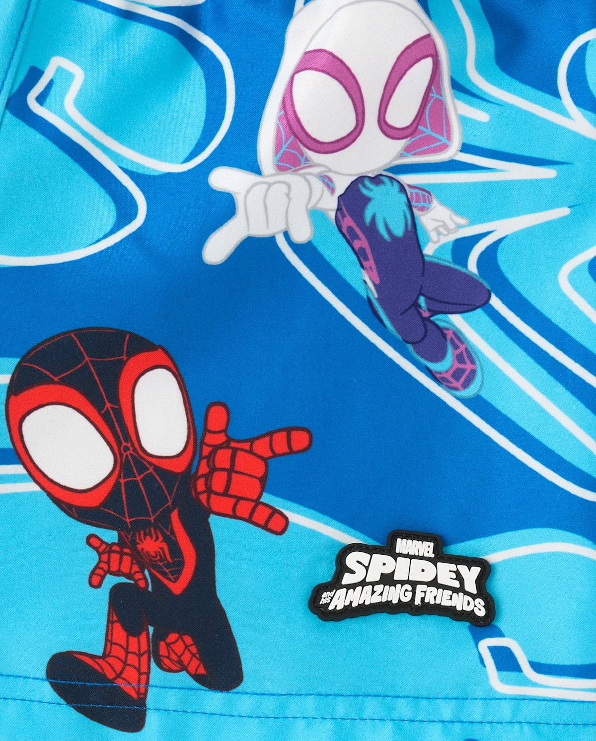 Рашгард Spidey™ для детей, 2 предмета — The Children's Place, цвет: Синий — фото 2