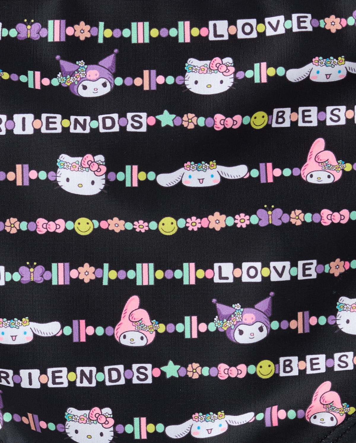 Купальник Hello Kitty® Friendship для детей — The Children's Place, цвет: Чёрный — фото 3