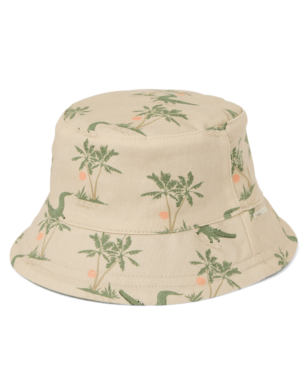 Панама The Children's Place Crocodile Reversible Bucket Hat для мальчиков-малышей, цвет: Зелёный — фото 2