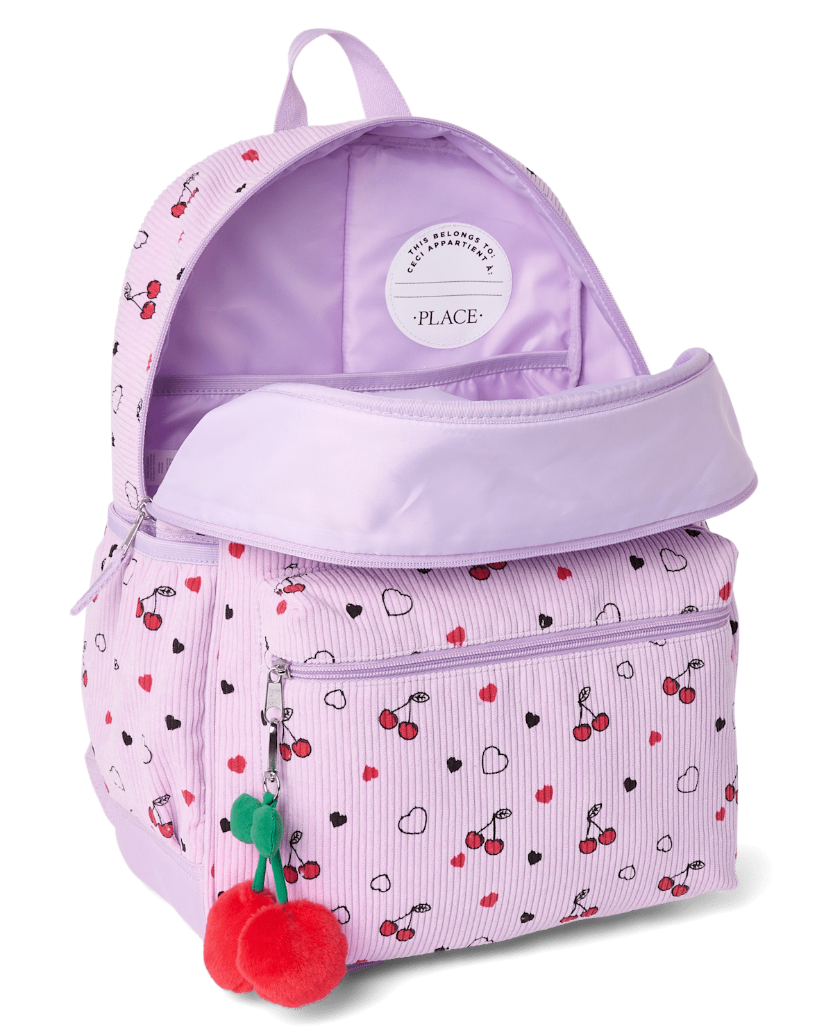 Рюкзак The Children's Place Cherry Corduroy для девочек, цвет: Разноцветный — фото 4