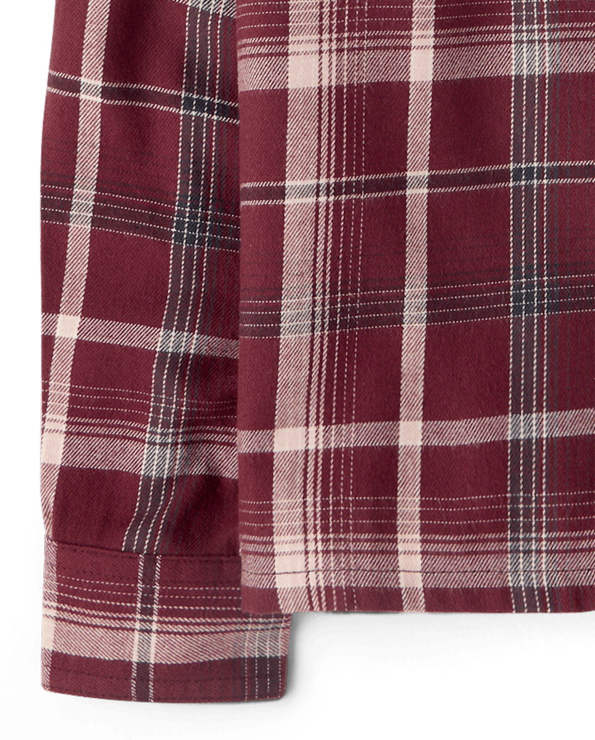 Рубашка The Children's Place Plaid Flannel Hooded Button Up для мальчиков, цвет: Бордовый — фото 4