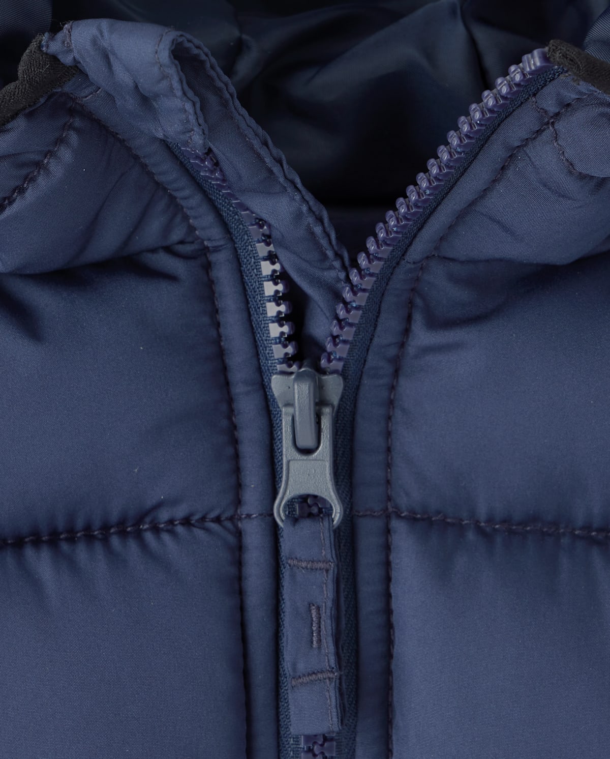 Куртка The Children's Place Hooded Puffer для мальчиков-малышей, цвет: Синий — фото 2