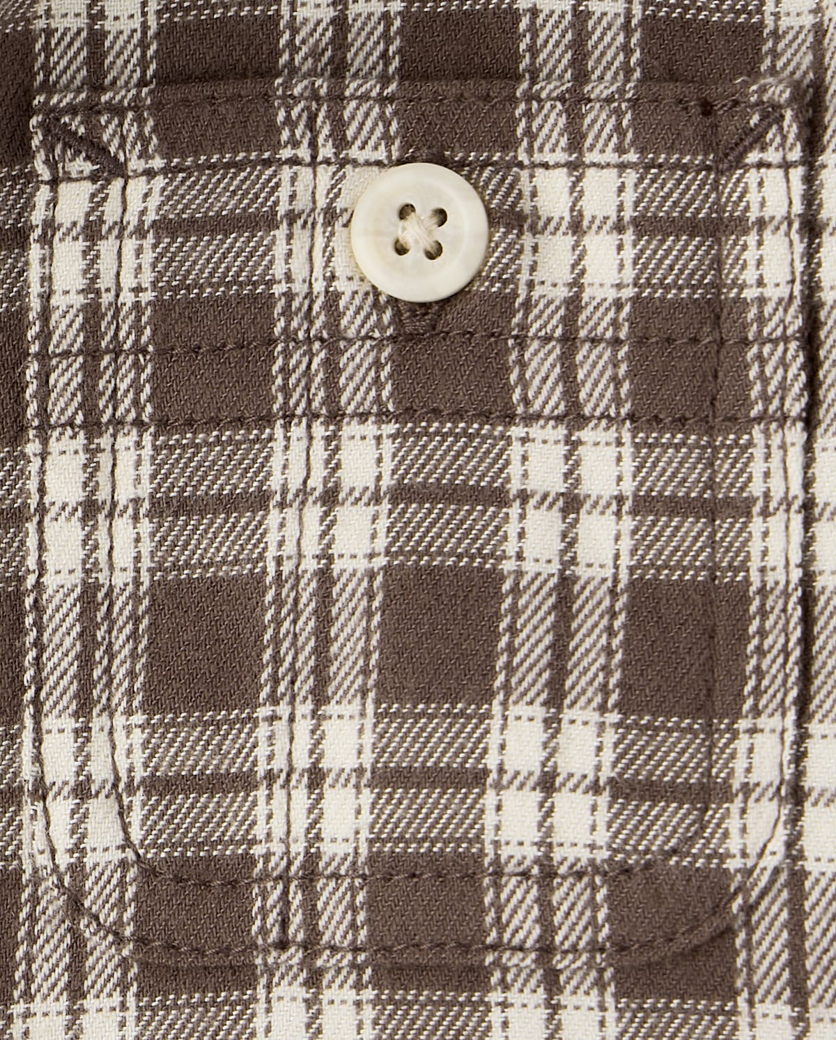 Рубашка The Children's Place Plaid Flannel Hooded Button Up для мальчиков-малышей, цвет: Коричневый — фото 2