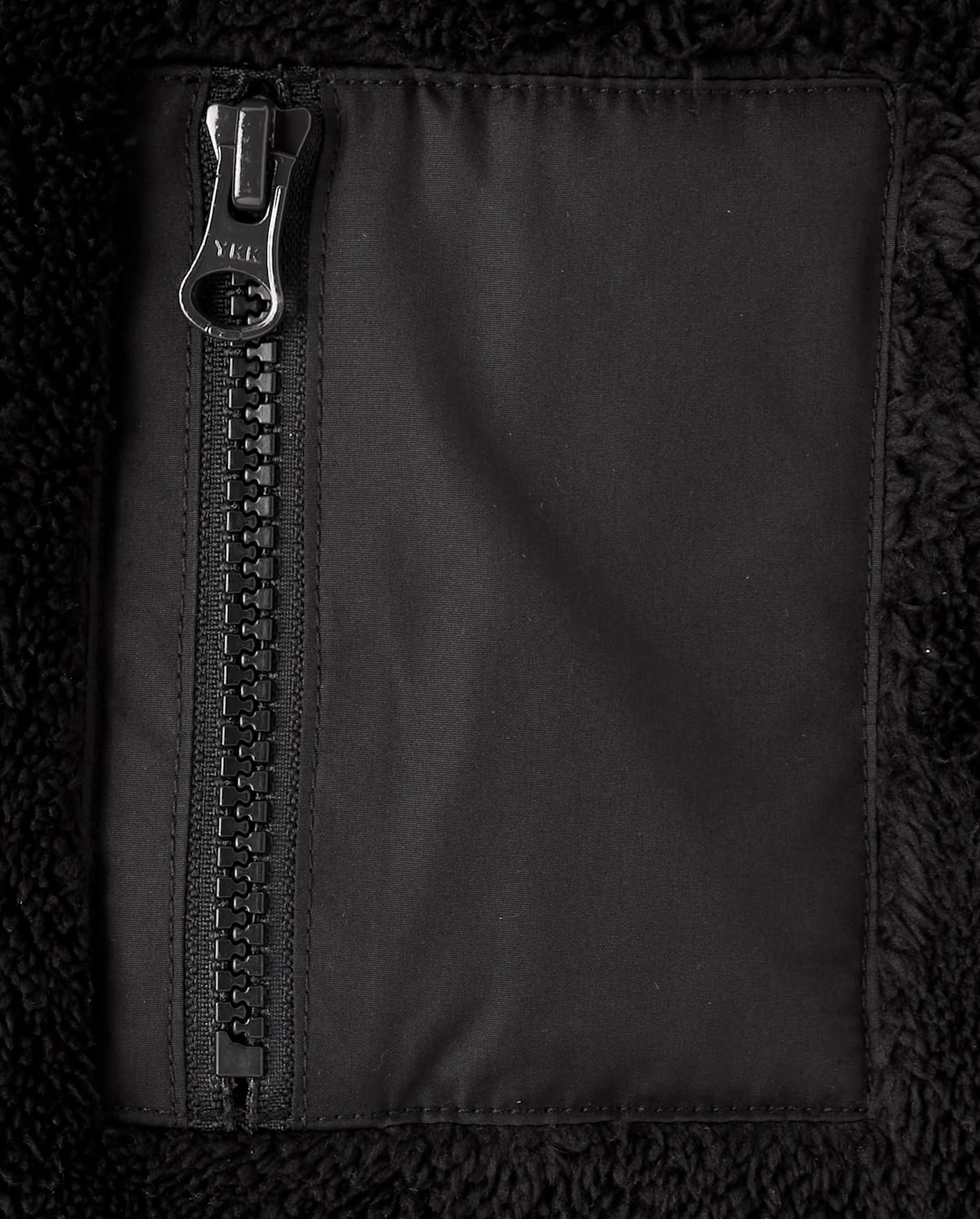 Куртка The Children's Place Sherpa Zip Up для девочек, цвет: Чёрный — фото 2