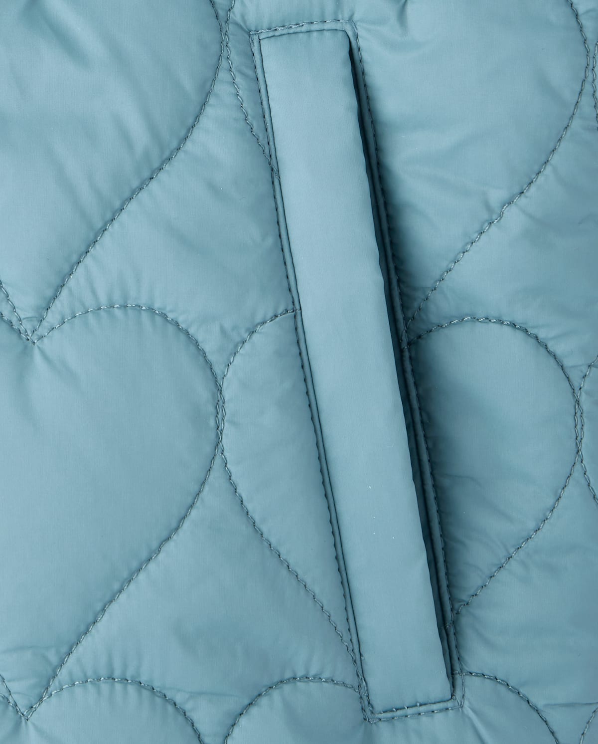 Куртка The Children's Place Heart Quilted Packable Puffer для девочек, цвет: Синий — фото 3