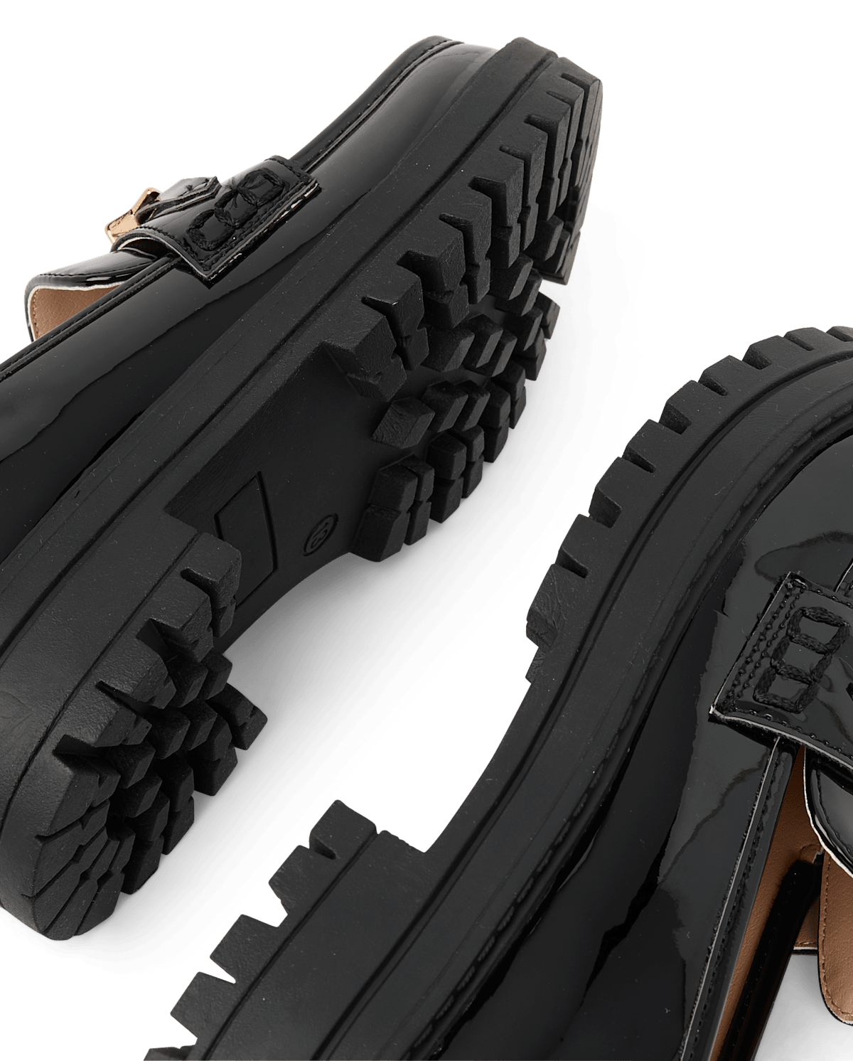 Туфли The Children's Place Star Buckle Loafers для девочек, цвет: Чёрный — фото 2
