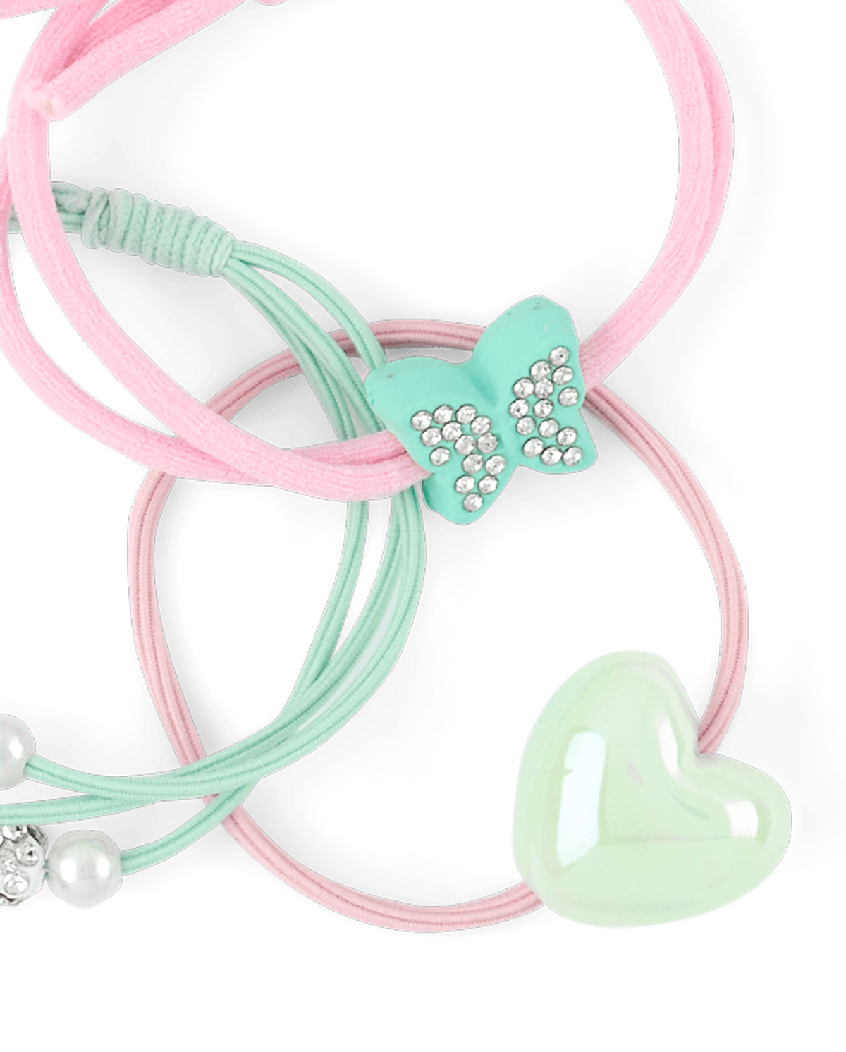 Аксессуары для волос The Children's Place Charm Hair Tie 12-Pack для девочек, цвет: Разноцветный — фото 2