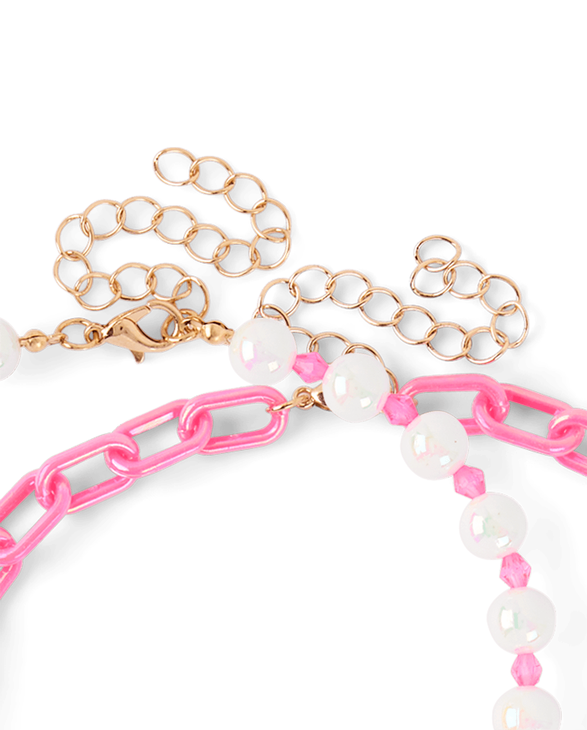 Колье The Children's Place Chain Charm 2-Pack для девочек, цвет: Разноцветный — фото 3