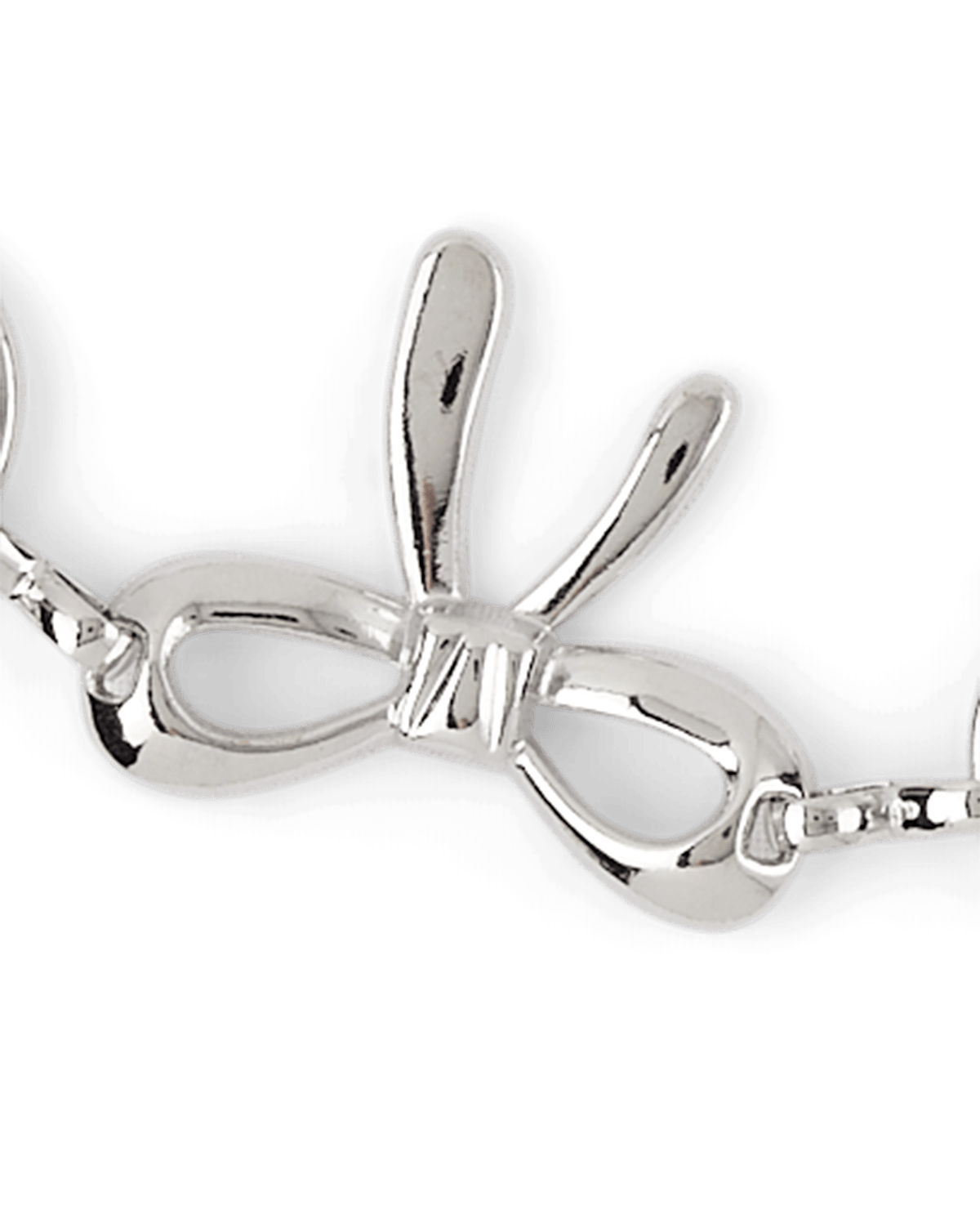 Ремень The Children's Place Bow Chain Belt для девочек, цвет: Металлик