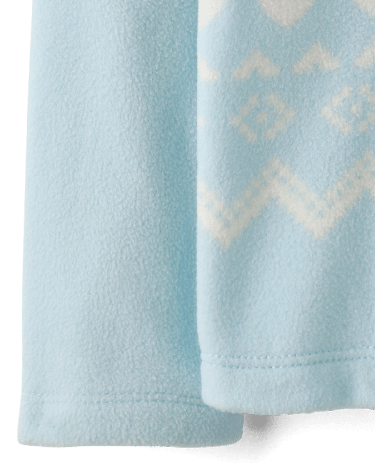 Свитер The Children's Place Print Microfleece Quarter Zip Pullover для девочек-малышей, цвет: Синий — фото 3