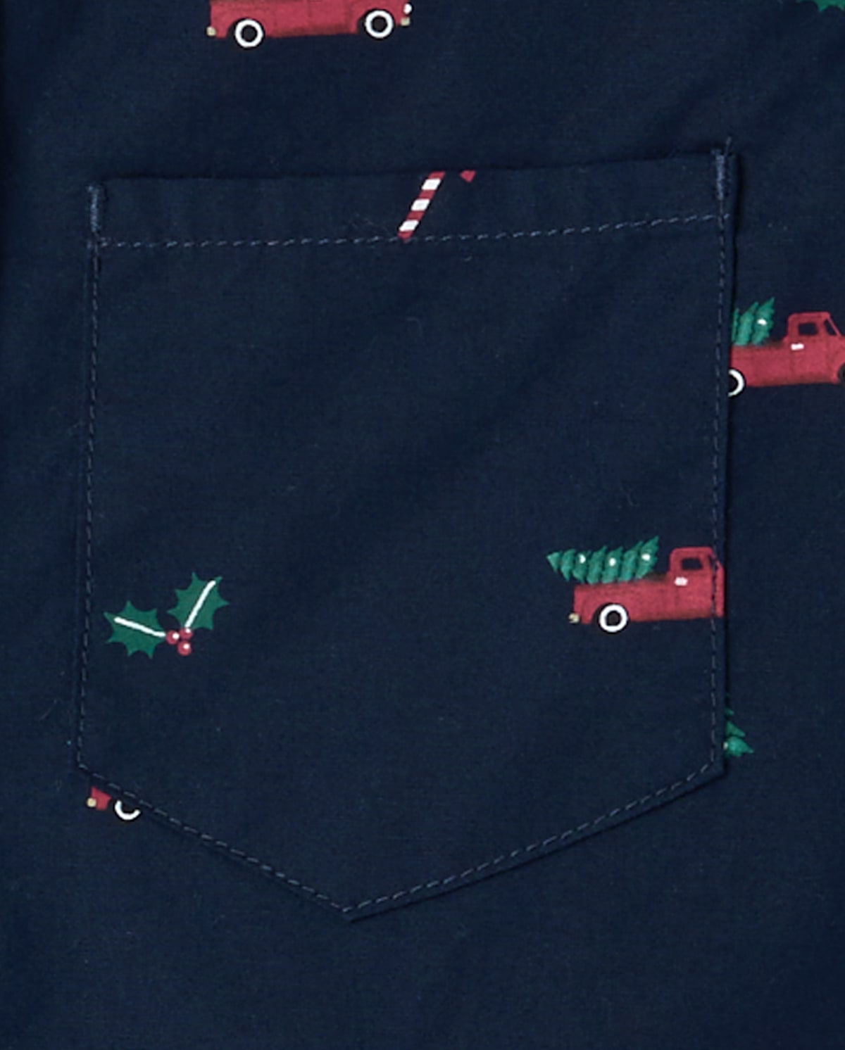 Рубашка The Children's Place Christmas Poplin Button Up для мальчиков, цвет: Синий — фото 3