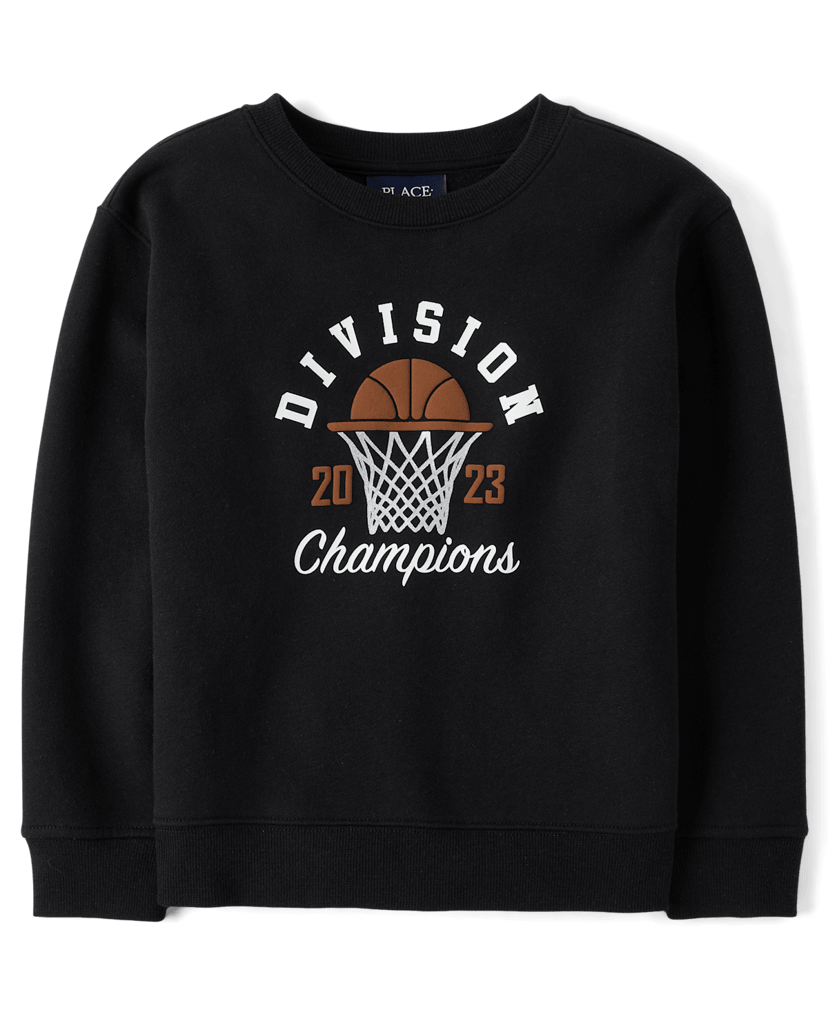 Толстовка The Children's Place Embellished Premium Fleece для мальчиков, цвет: Чёрный — фото 1