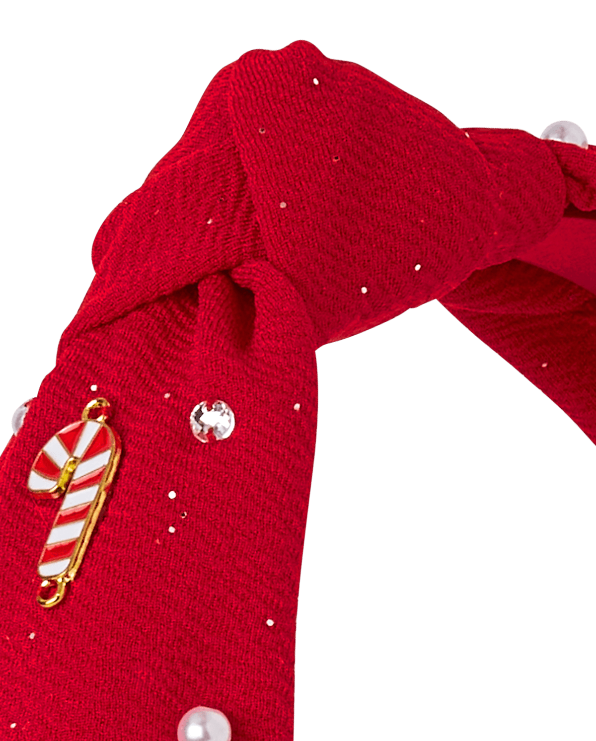 Аксессуары для волос The Children's Place Embellished Holiday Top Knot Headband для девочек, цвет: Красный — фото 2