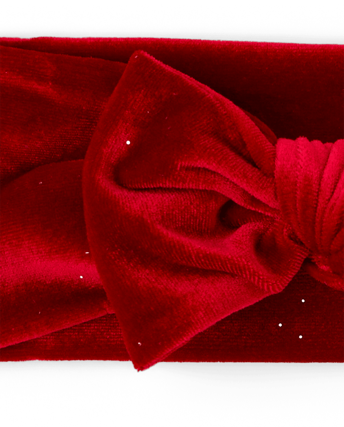 Аксессуары The Children's Place Glitter Velvet Bow Headwrap для девочек-малышей, цвет: Красный — фото 3