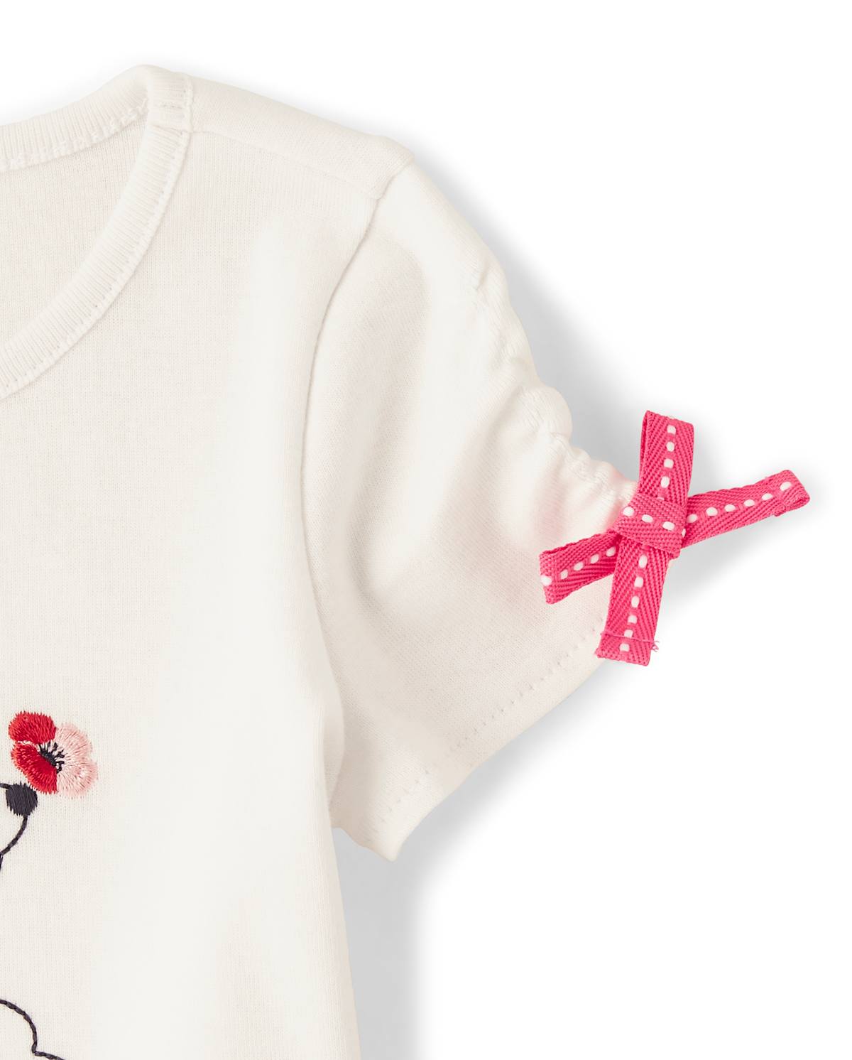 Gymboree Girls Puppy Top - Playful Poppies — фото 2