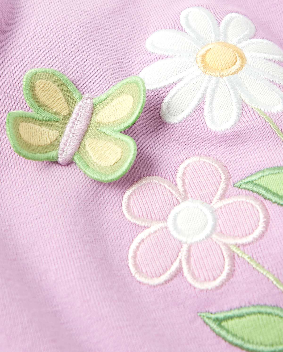 Gymboree Girls Embroidered Ruffle Top - Pocketful Of Posies