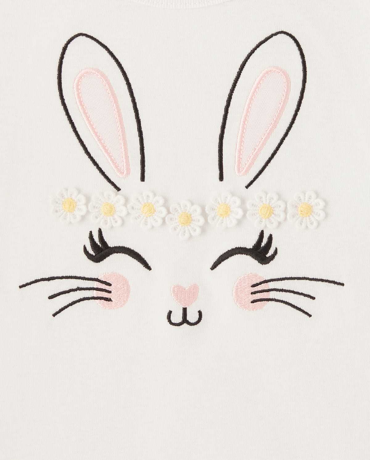 Gymboree Girls Embroidered Bunny Top - Spring Jubilee — фото 2