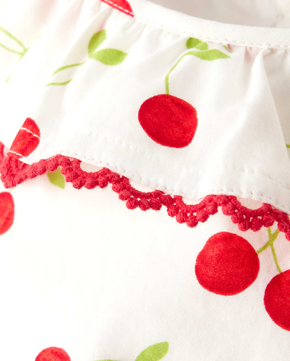 Детские платья Gymboree Girls Cherry Tiered Dress - Very Cherry — фото 2