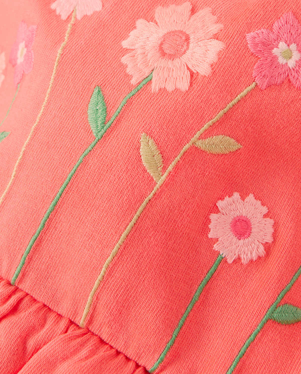 Gymboree Girls Embroidered Peplum Top - Fairy Blossom