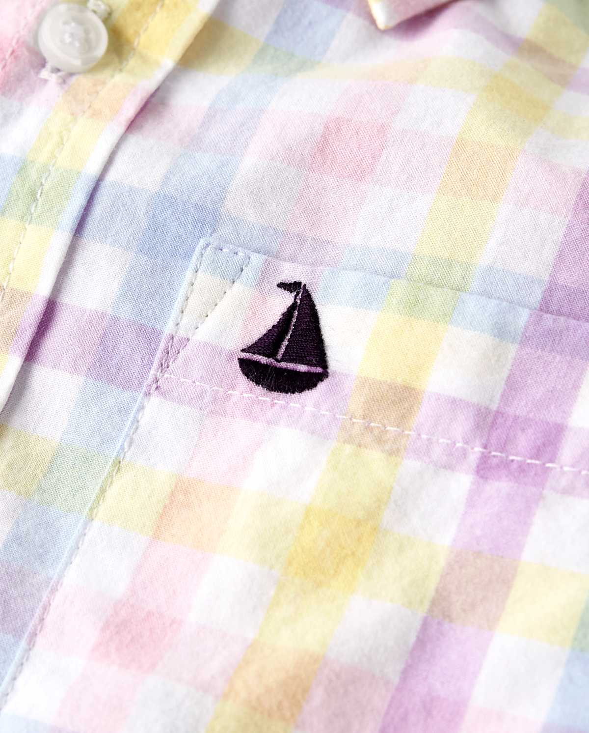 Детские рубашки Gymboree Boys Check Button Up Shirt- Spring Jubilee